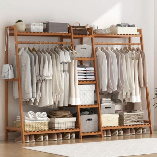 Bamboo Clothes Rack