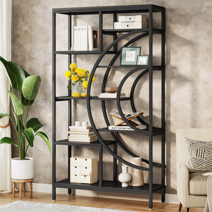 Tribesigns Industrial Wooden Bookshelf HOGA-NY189