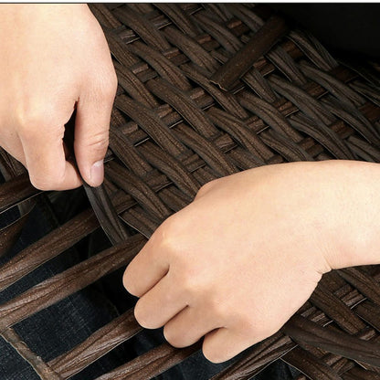 SONGMICS Handwoven laundry basket