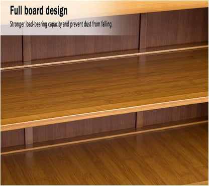 Modern Bamboo Shoe Storage Bench