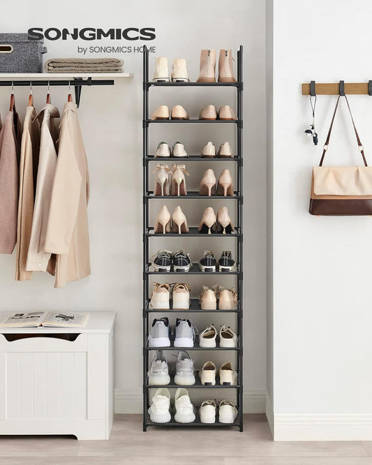 SONGMICS 10-Tier Shoe Rack,