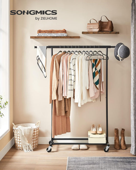 SONGMICS Clothes Rack on Wheels