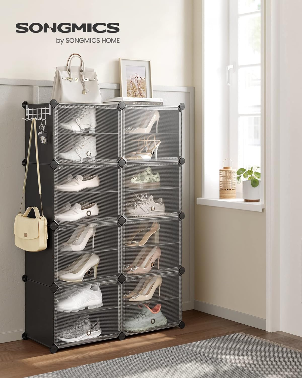 SONGMICS Interlocking Shoe Rack Cubes – Hello Cart
