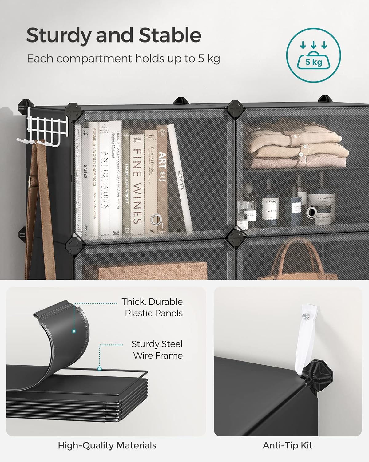 SONGMICS Interlocking Shoe Rack Cubes – Hello Cart