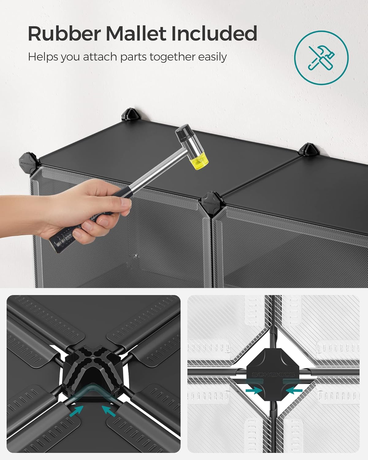 SONGMICS Interlocking Shoe Rack Cubes – Hello Cart
