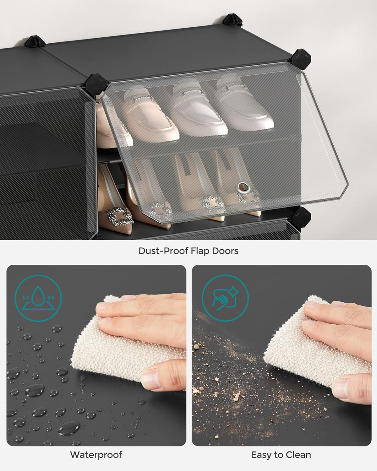 SONGMICS Interlocking Shoe Rack Cubes – Hello Cart