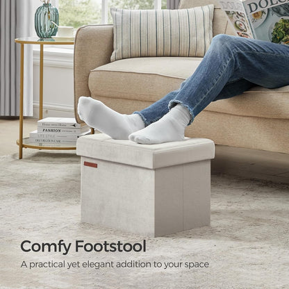 SONGMICS Storage Stool