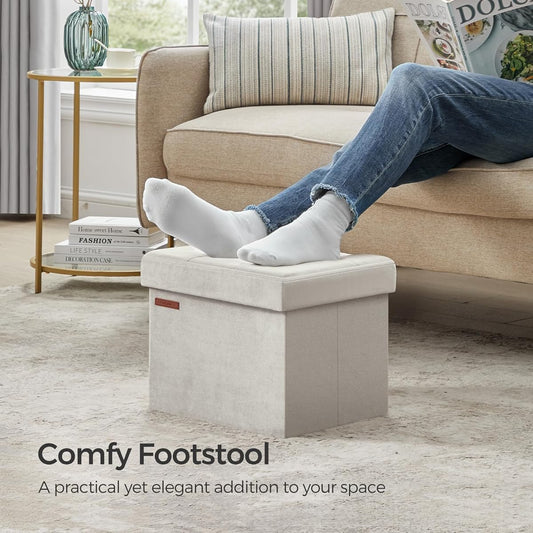 SONGMICS Storage Stool