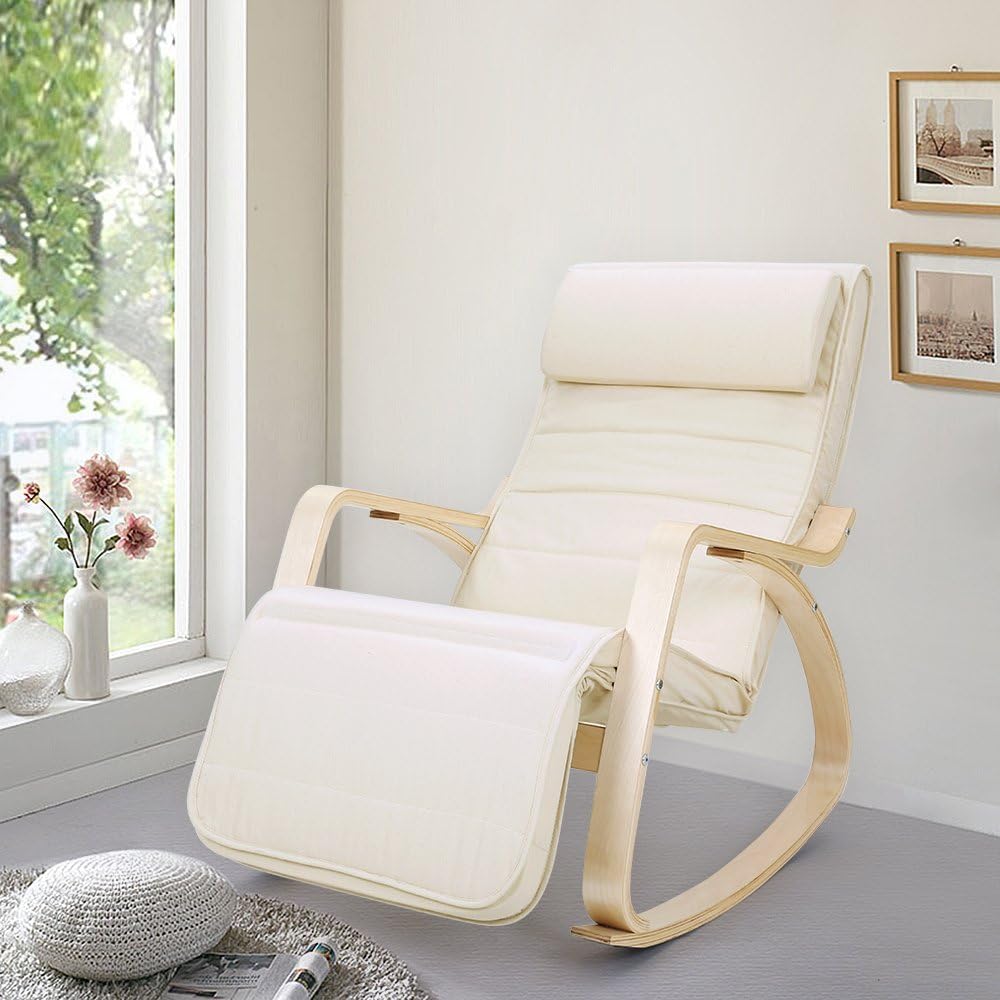 SONGMICS Sunlounger Relaxing Rocking Chair