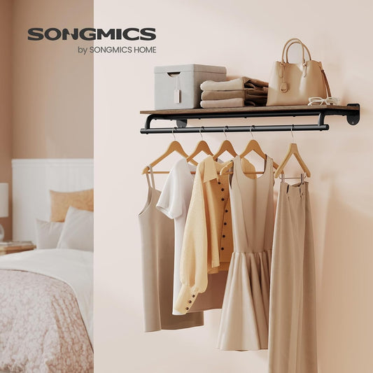 SONGMICS Wall-Mounted Coat Rack