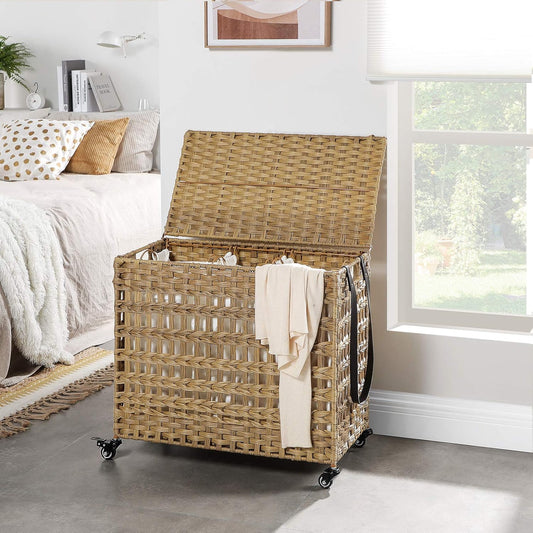 SONGMICS Laundry Hamper with Lid