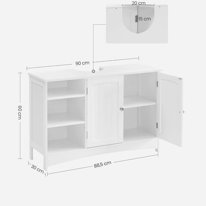 VASAGLE Undersink Bathroom Cabinet