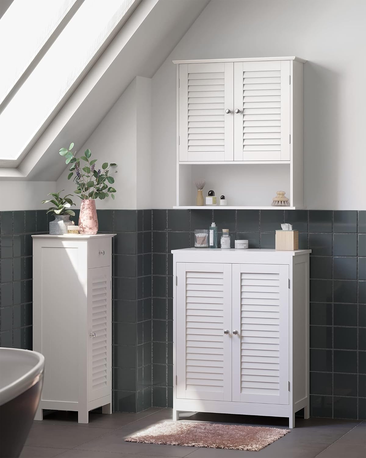 VASAGLE Bathroom Wall Cabinet