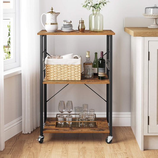 VASAGLE Kitchen Shelf on Wheels