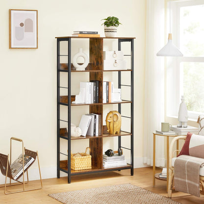 VASAGLE 4 Tier Industrial Style Bookcase