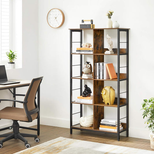 VASAGLE 4 Tier Industrial Style Bookcase