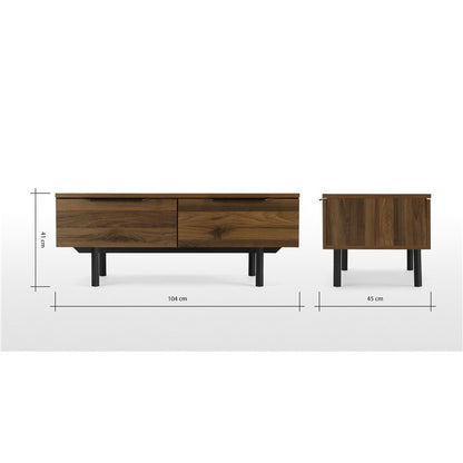 Damien Coffee Table with 2 Drawers