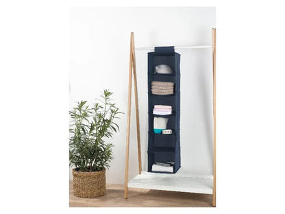 LIVARNO HANGING ORGANIZER FOR WARDROBE 6 SHELVES WHITE