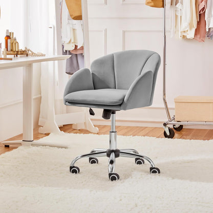 Yaheetech Velvet Office Chair