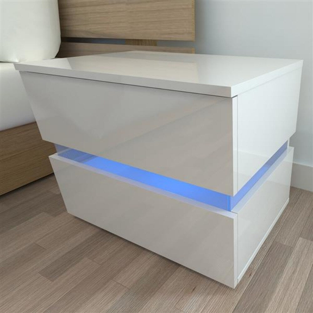 RGB LED Bedside Drawes