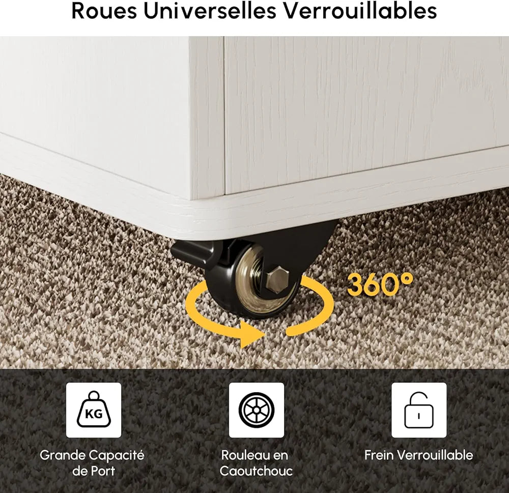 Homary White Lift Top Coffee