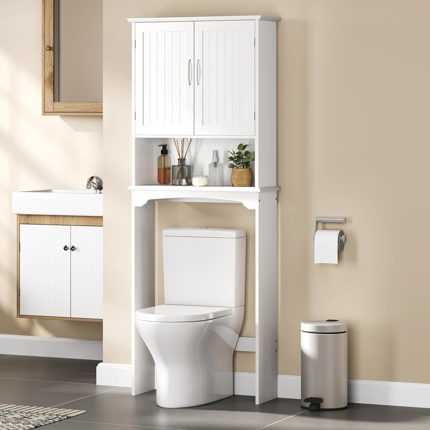Yaheetech Bathroom Cabinet Washing Machine Cabinet