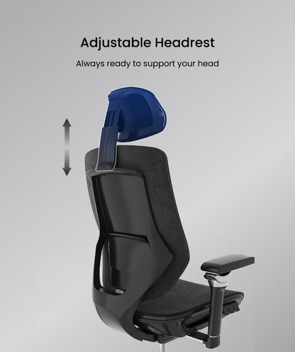 FLEXISPOT Multifunctional Fabric Ergonomic Chair (BS12 PRO)