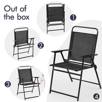 Yaheetech 2 Folding Outdoor Chair