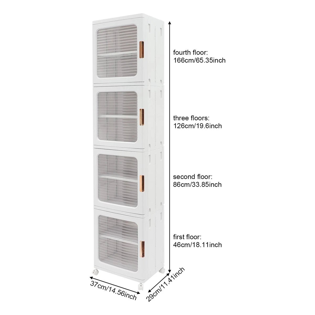 Narrow Storage Cabinet W/ Wheels