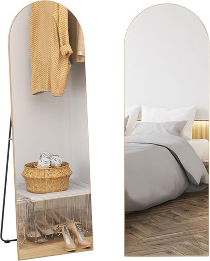 Gold Full Body Mirror Arch 50 x 150 cm