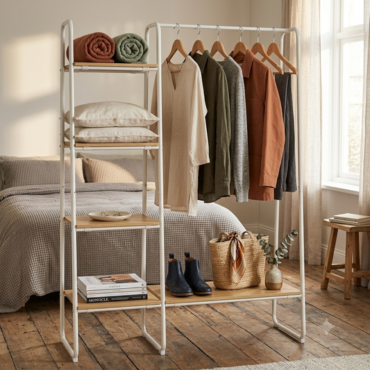 Clothes Rack with shelves