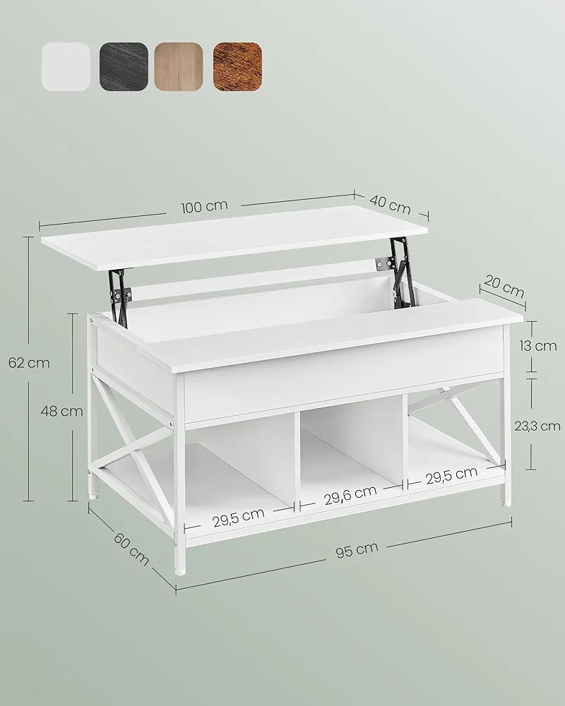 VASAGLE Coffee Table LCT205W46