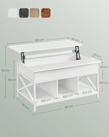 VASAGLE Coffee Table LCT205W46