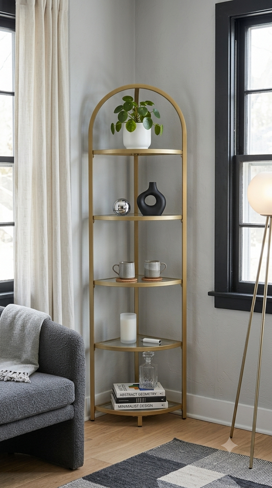 VASAGLE Corner Shelf