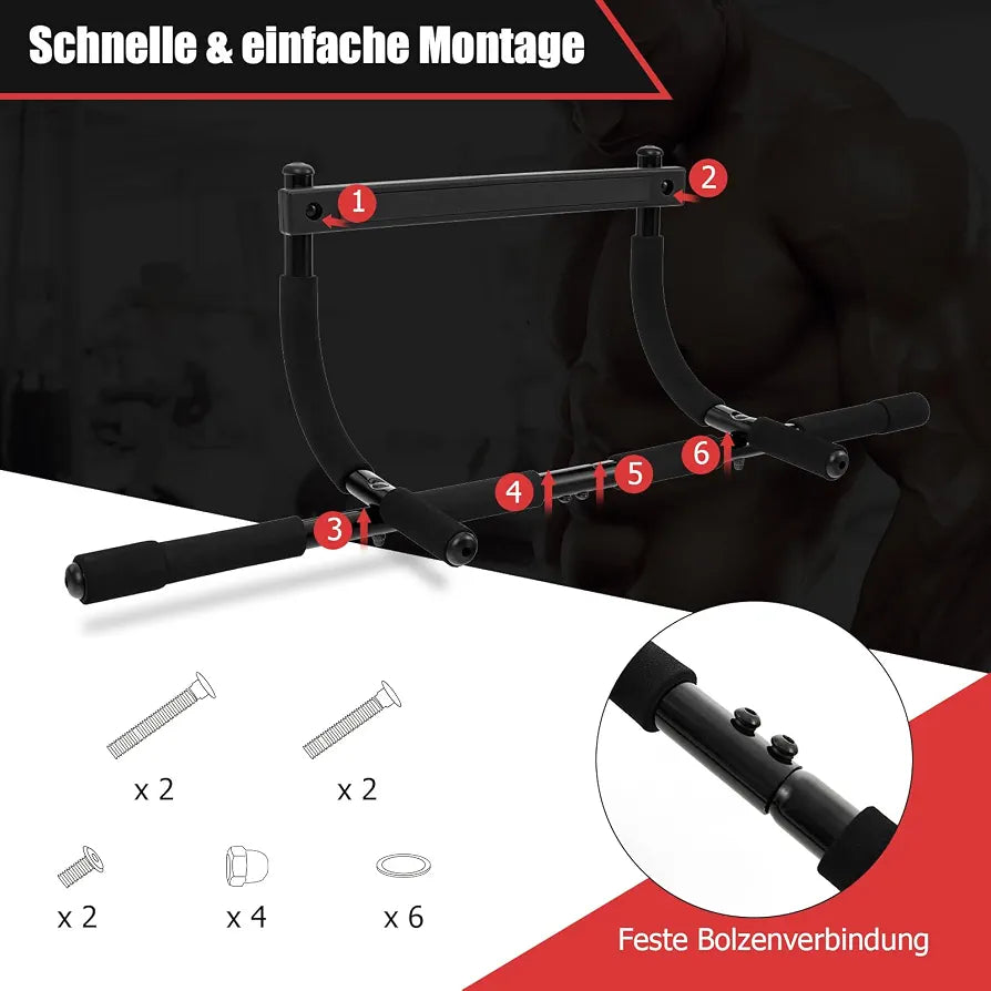 COSTWAY Pull-up bar for door frames sp37601
