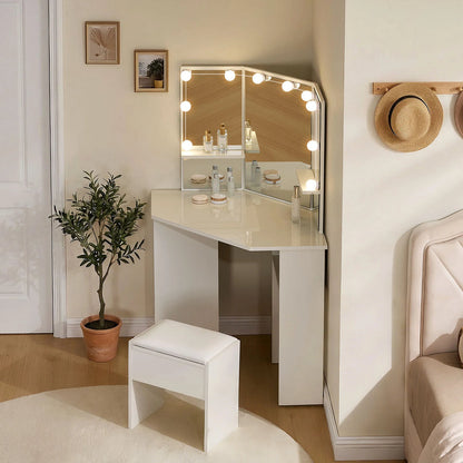 The Roze corner vanity table