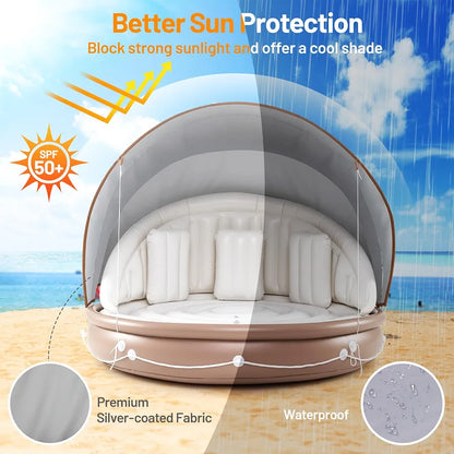 COSTWAY Inflatable Pool Float