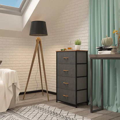 Chest of 4 Fabric Drawers