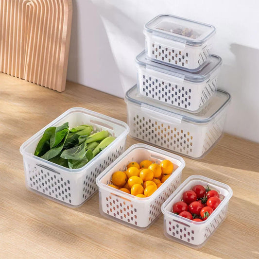 Draining Basket Container(set 3pcs)