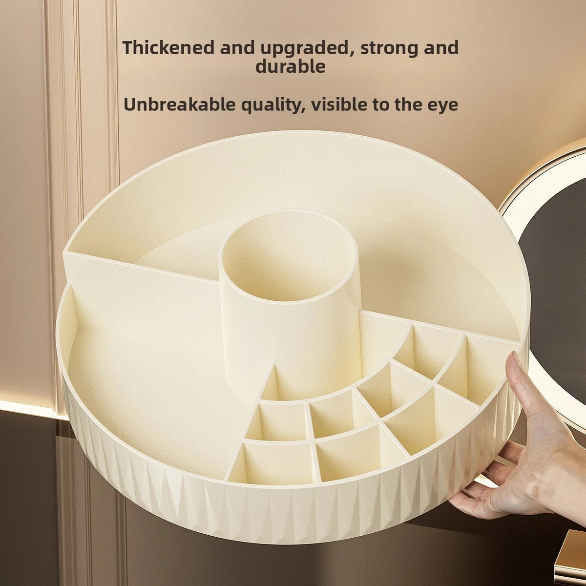 Rotating Makeup Storage Tray