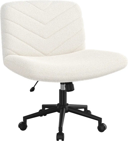 Yaheetech Wide Seat Cross Legged Office Chair