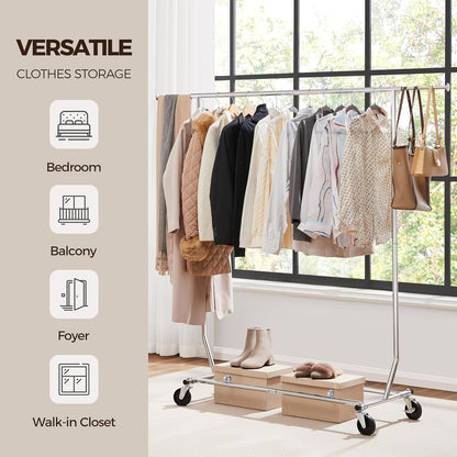 Yaheetech Rolling Clothes Rack