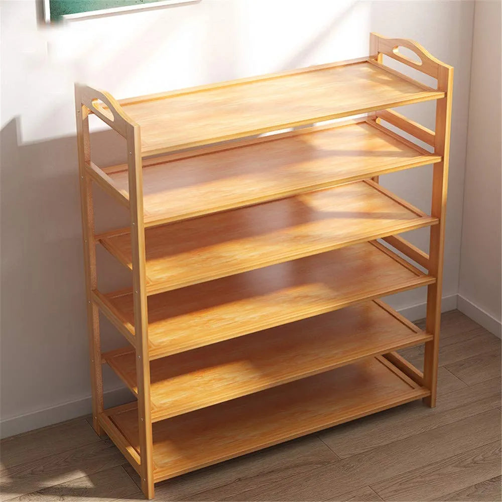 Bamboo 5 Tier Shoe Rack