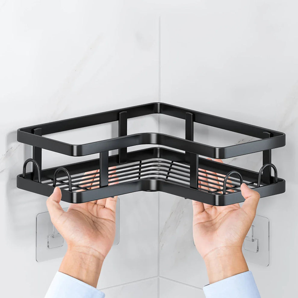 5 Pack Corner Shelf Bathroom  No Drilling, Rustproof