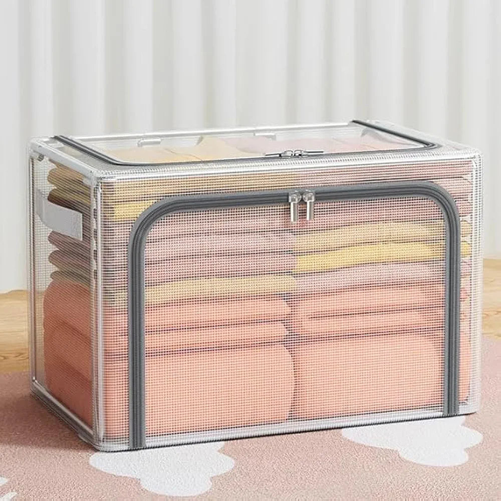 Extra Large Storage Bag Box 100L Transparent 2 pieces