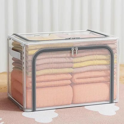 Extra Large Storage Bag Box 100L Transparent 2 pieces