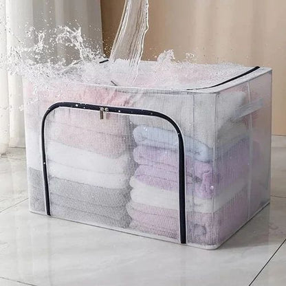 Extra Large Storage Bag Box 100L Transparent 2 pieces