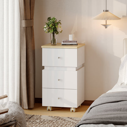 Modern Lift-Top Vanity With Smart Mirror & 6-Compartment Drawers