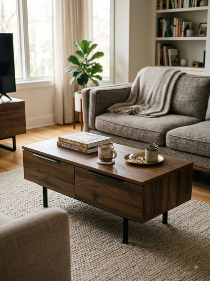 Damien Coffee Table with 2 Drawers