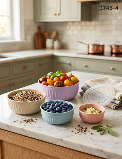 Cap Tight Deluxe Storage Containers(Set of 4)